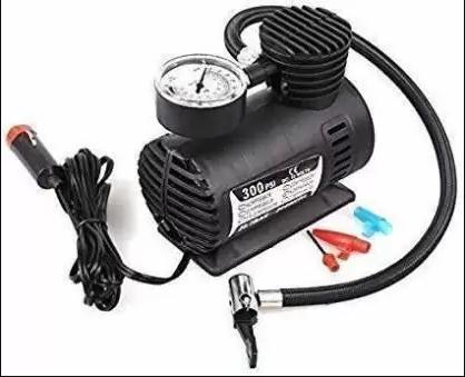 Electric Air Compressor Inflator Pump for car, Bike, tubeless tyre. 12V 300 PSI air Pump for Bicycle, Football, Basketball